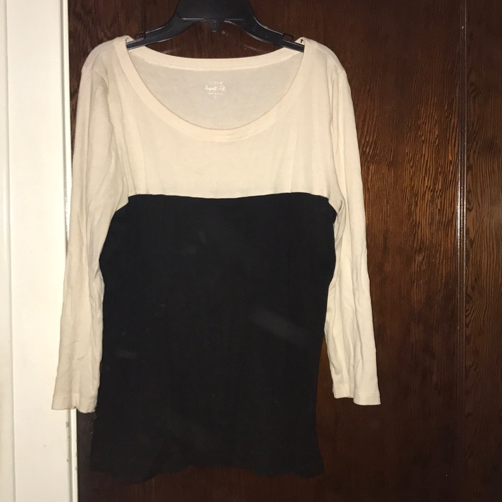 J. Crew 3/4 sleeve perfect tee!